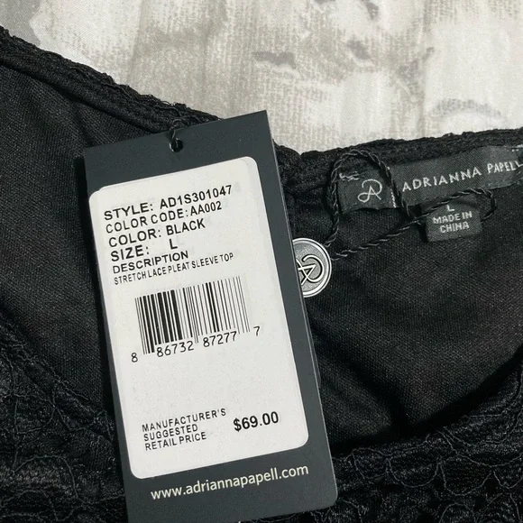 Black Lace Top - Picture 6 of 6